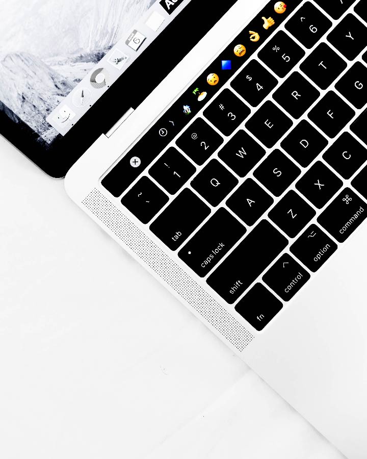 iTouch bar en un Macbook Pro